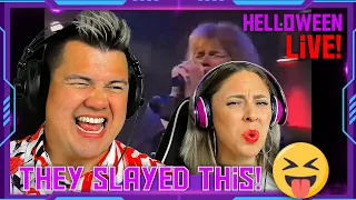 Americans' Reaction to "Helloween - Keeper of the Seven Keys (LIVE)" THE WOLF HUNTERZ Jon and Dolly