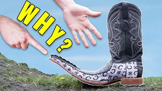 The Truth: I Cut $589 Crocodile Mexican Boots In Half