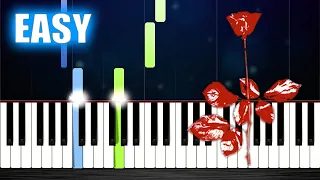 Depeche Mode - Enjoy The Silence - EASY Piano Tutorial