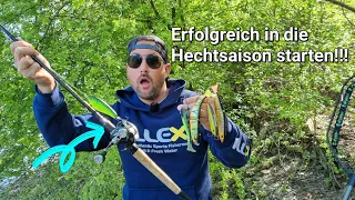 ERFOLGREICH  in die Hechtsaison - HECHTANGELN am RHEIN mit Swimbaits