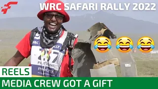 Cameraman Nabs Broken Rally Car Body | WRC Safari Rally 2022