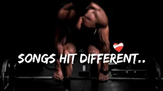 SONGS that hit different in the Gym 🔱 (sad playlist) - TikTok songs