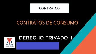 Derecho Privado III - Contratos de Consumo