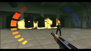 Goldeneye 007 - Facility 00 Agent Speedrun - Unlocking Invincibility Cheat (N64)