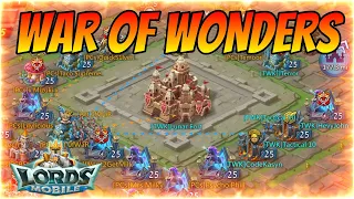 TWK Vs PCs Vs Bsr - K833 Wonder War! Lords Mobile