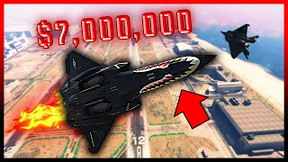 Trolling Tryhards With F-160 Raiju But Im Completely INVISIBLE Using Stealth Mode (GTA ONLINE)