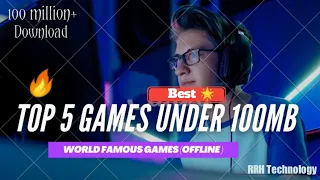Top 5 Games for Android under 100mb offline (2021) | World famous game everyone like these|  #shorts