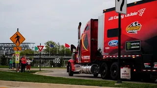 NASCAR Hauler Parade 2023 - Main Street Speedway, IN