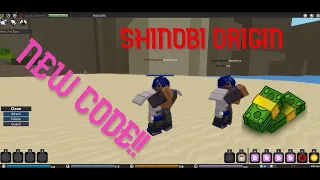 Shinobi Origin- NEW CODE! ($1000), Talk on future plus ultra 2 & a little sengoku talk!!