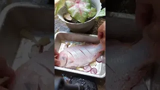 masak stim talapia merah paling ringkas di dunia