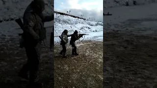 тренировка российских солдат