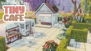 Tiny Pink Cafe 🩷💌 Sims 4 Speed Build