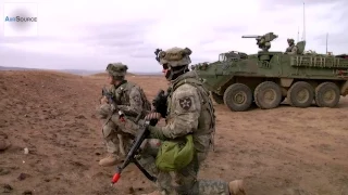 US Army Stryker Combat Vehicle Training