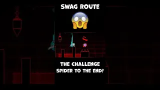 Geometry Dash: The Challenge swag route #shorts