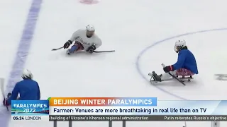 Beijing Winter Paralympics| U.S. Para Ice Hockey champion Farmer: facilities surpass expectations