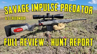 Savage Arms Impulse Predator 6.5 Creedmoor Review with Range and Hunt Report