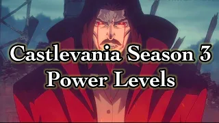 Castlevania Season 3 POWER LEVELS