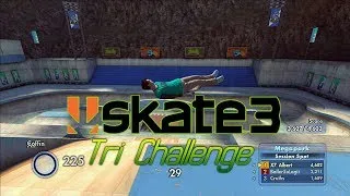 Skate 3 Tri Challenge #1: Coffin at Megapark | X7 Albert