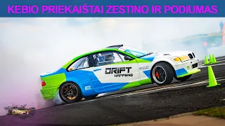 Kebio priekaištai Zestino, Gedimino podiumas - pirmas Drift Kings etapas