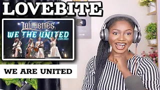 LOVEBITE - We The United OFFICIAL LIVE VIDEO Taken From Knockin at Heavens Gate Part II REACTION!!!
