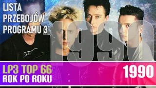 Polish Radio Three Chart, year after year: 1990