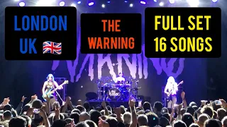 THE WARNING - LONDON, UK - FULL SET - 16 SONGS - 4/27/24 #livemusic #rock #martintw