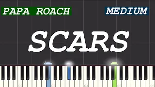 Papa Roach - Scars Piano Tutorial | Medium