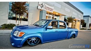 Toyota Tundra Laying body on 24"s