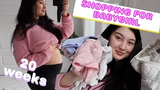 Shopping For Baby Girl + Full-Time Student | 20 Weeks Pregnant