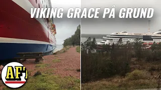 Viking Lines fartyg Viking Grace har gått på grund utanför Mariehamn