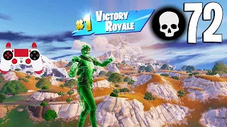 72 Elimination Solo Vs Squads Gameplay Wins (Fortnite Chapter 5 Season 2 PS4 Controller)