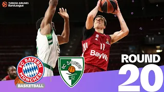 Bayern stops losing streak, outlasts Zalgiris! | Round 20, Highlights | Turkish Airlines EuroLeague