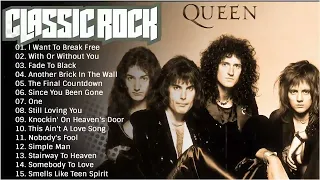 Classic Rock Songs 70s 80s 90s Full Album 🔔 Aerosmith, Guns N' Roses, Nirvana, Queen 🎶