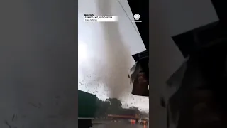 Rare Large Tornado Rips Trees out of Ground, Destroys Buildings in Indonesia