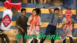 Air Horn prank,Train Horn on cute girls,Gone Wrong prank in India