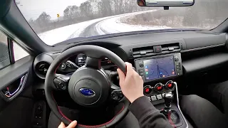 2022 Subaru BRZ + Snow (Blizzak WS90)