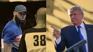 Donald Trump tells LeBron James he can join his basketball team if he becomes a woman