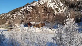 Vinter i Kviteseid, Norge, Norway