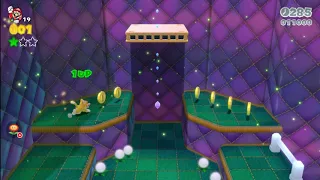 Super Mario 3D World 2-2 Puffprod Peaks [Green Stars & Stamp Locations] - Nintendo Switch