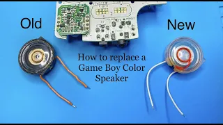 How to replace Game Boy Color Speaker (2023 Tutorial)