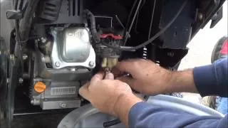 How To: Repair Snow Blower Carb - Engine Only Runs with Choke
