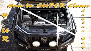 How to SUPER Clean your ENGINE Bay - 4x4