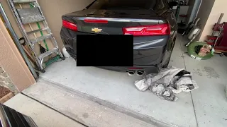 2016 Camaro V6 With OEM NPP Exhaust went from Dual Exhaust to quad  **Cold start**