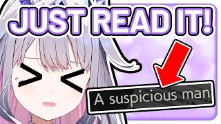 Biboo struggles to say "Suspicious" 【Hololive EN】