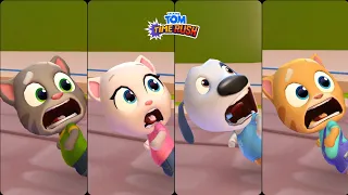 Talking Tom Time Rush Talking Tom Vs Talking Angela Vs Talking Hank Vs Ginger Gameplay