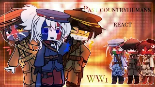 Past countryhumans react to the Future || WW1 || (Part 1/?) || Countryhumans Gacha ||