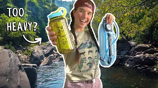 NALGENES or RESERVOIRS for BACKPACKING?! The great debate!! | Miranda in the Wild