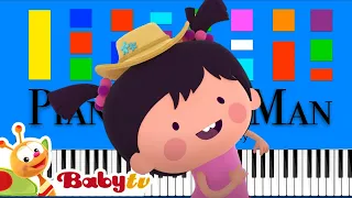 BabyTV - Clap Your Hands Slow EASY Medium 4K Piano Tutorial