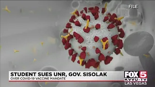 UNR student suing Sisolak, university over vaccination mandates