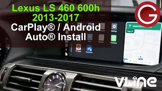 Lexus LS 460 600h 2013 2014 2015 2016 2017 VLine Install | Wireless CarPlay & Android Auto | LEX78